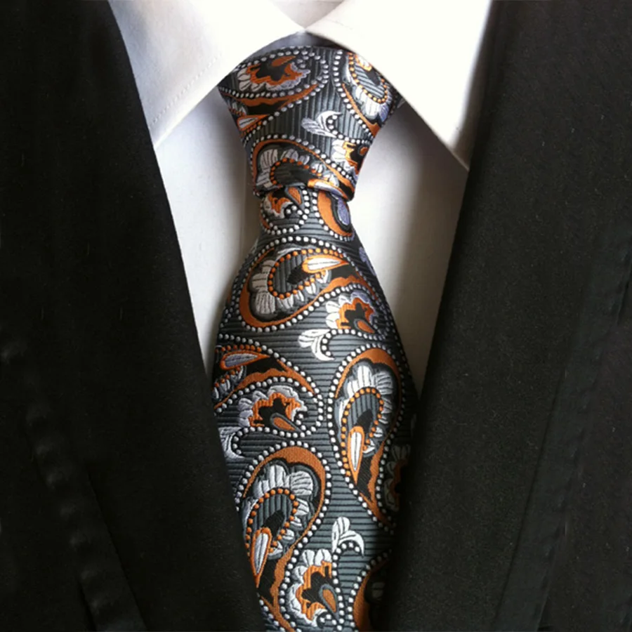 

Vintage Men's Suits Paisley Necktie Polyester Silk Plaid Ties Floral Gravata for Mens Vestidos Floral Fashion Neck Ties for Men