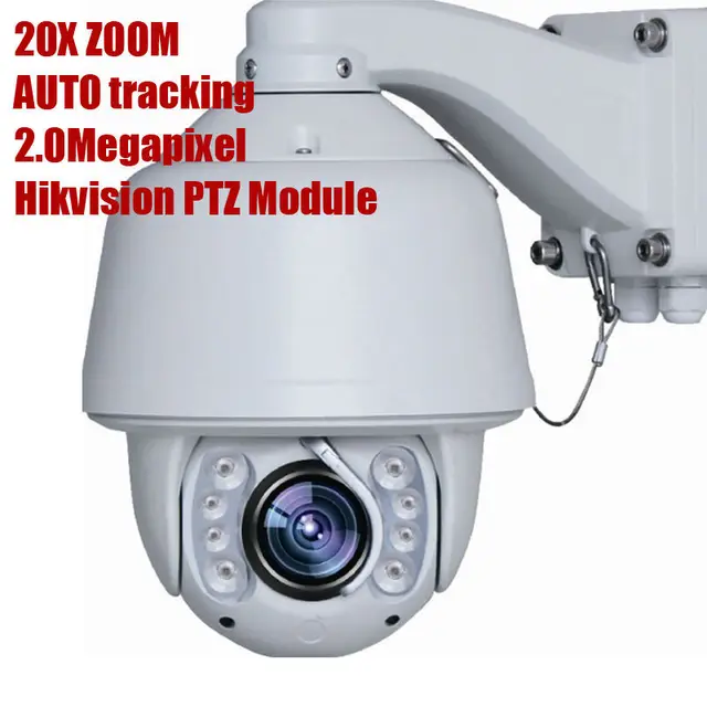 CCTV 2.0MP 1080P PTZ IP Camera Auto Tracking Motion Detection Hikvision