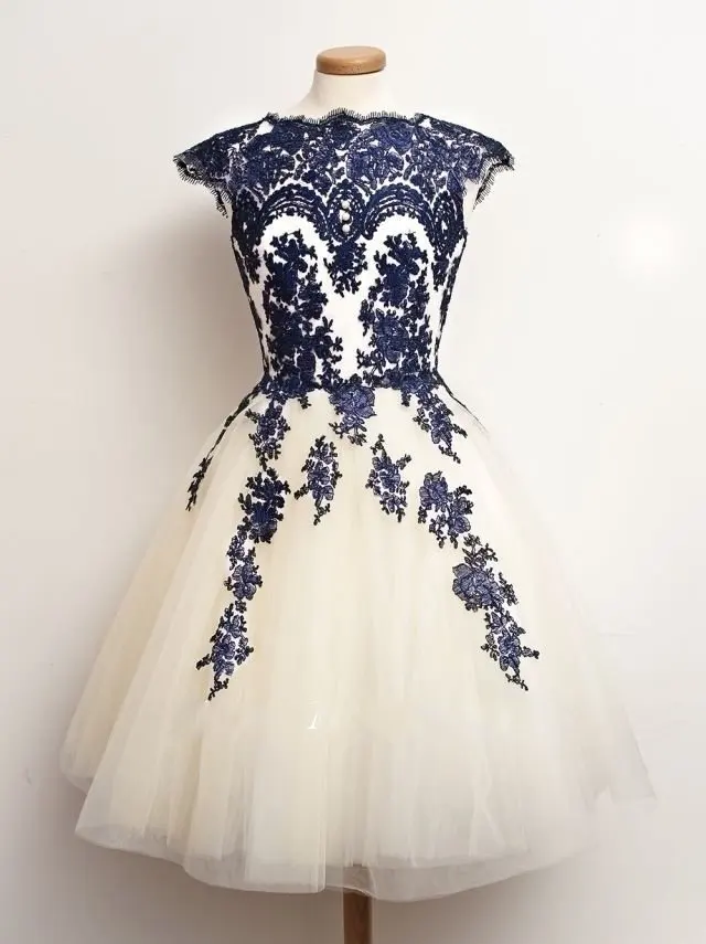 Vintage Tulle Prom Dress