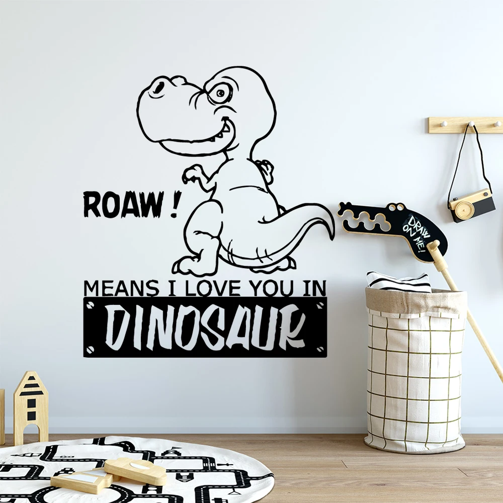 

Diy dinosaur Removable Art Vinyl Wall Stickers Removable Vinyl Mural Wallpaper Wall Decoration Murals adesivo de parede
