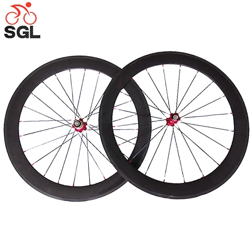 Carbon 700C 60mm Tubular Wheelset Cheap Bicycle Wheels with Rims Carbon