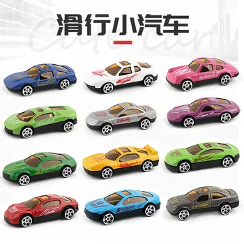 

12 pcs/set High simulation wagon retro vintage car muscle car alloy pull back car toys collection model
