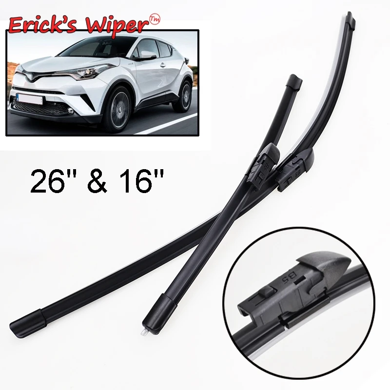 Toyota C Hr Chr 16 23フロントウィンドウ用のerick Sviewlhdフロントワイパーブレード26 16 ワイパー Aliexpress