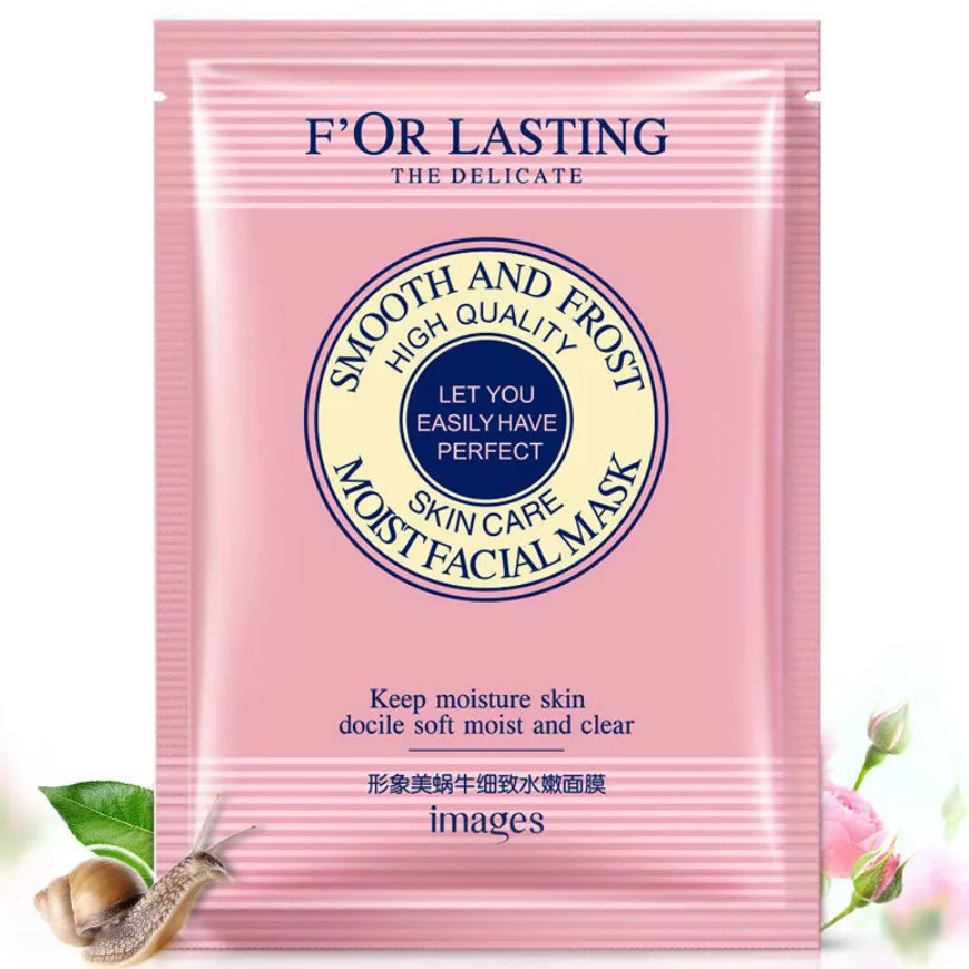 

1Pcs Sheet Mask Snail Essence Facial Mask Skin Care Face Mask Remove blackheads Hydrating Moisturizing Mask korean skin care