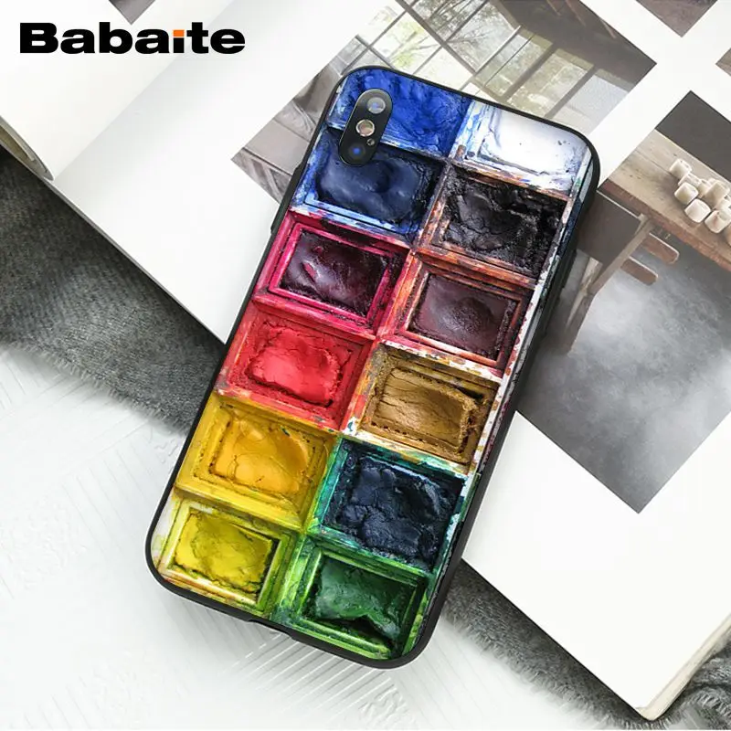 Colorful Watercolors Set Paint Palette Cake Macaroon Makeup