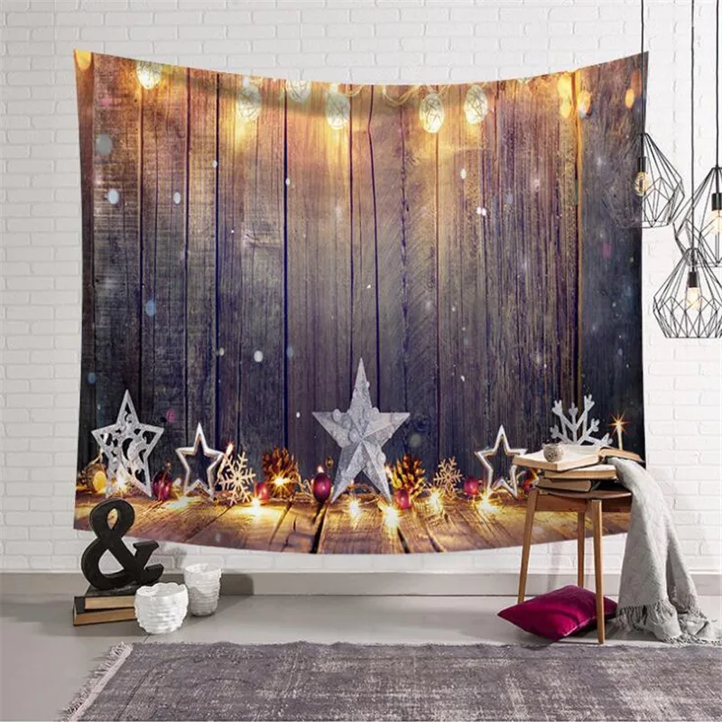 

Home Decorations HAPPY NEW YEAR MERRY CHRISTMAS Tapestries Beautiful CHRISTMAS Landscape Tapestries w3-new-LS-SD001-12