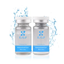 5 комплектов 10 шт 10 мл EGF Замороженный Порошок осветляет пигмент улучшает цвет кожи темно-желтый и экскременты меланин