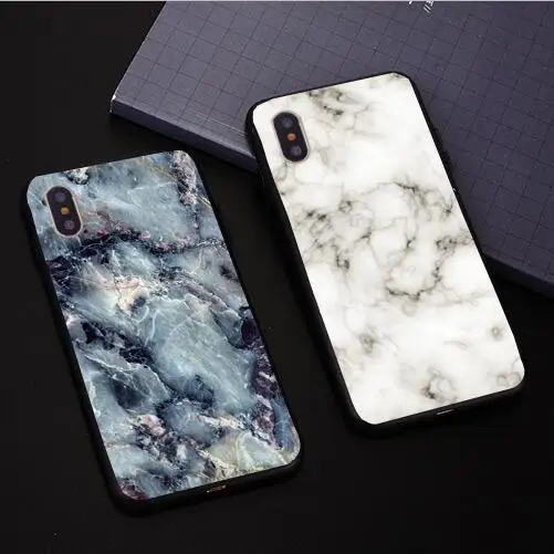Pink &amp Purple Marble Pattern Soft TPU+Hard PC Cover Case For Apple iPhone X 10 Cases 8 8Plus Phone Shell | Мобильные телефоны и