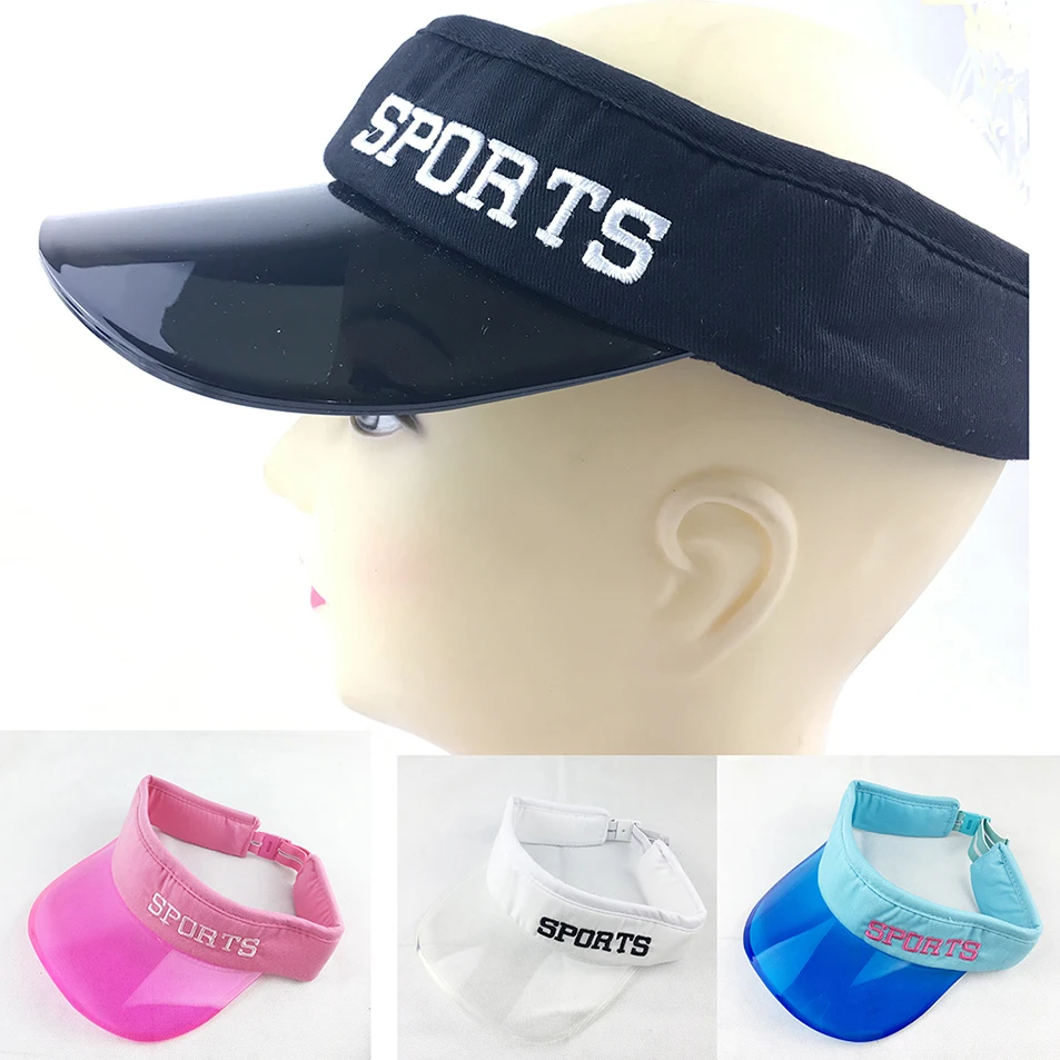 

Novedad moda 2019 hombres mujeres verano deporte Female hat Tennis cap Sun hat sports Visor Cap ajustable
