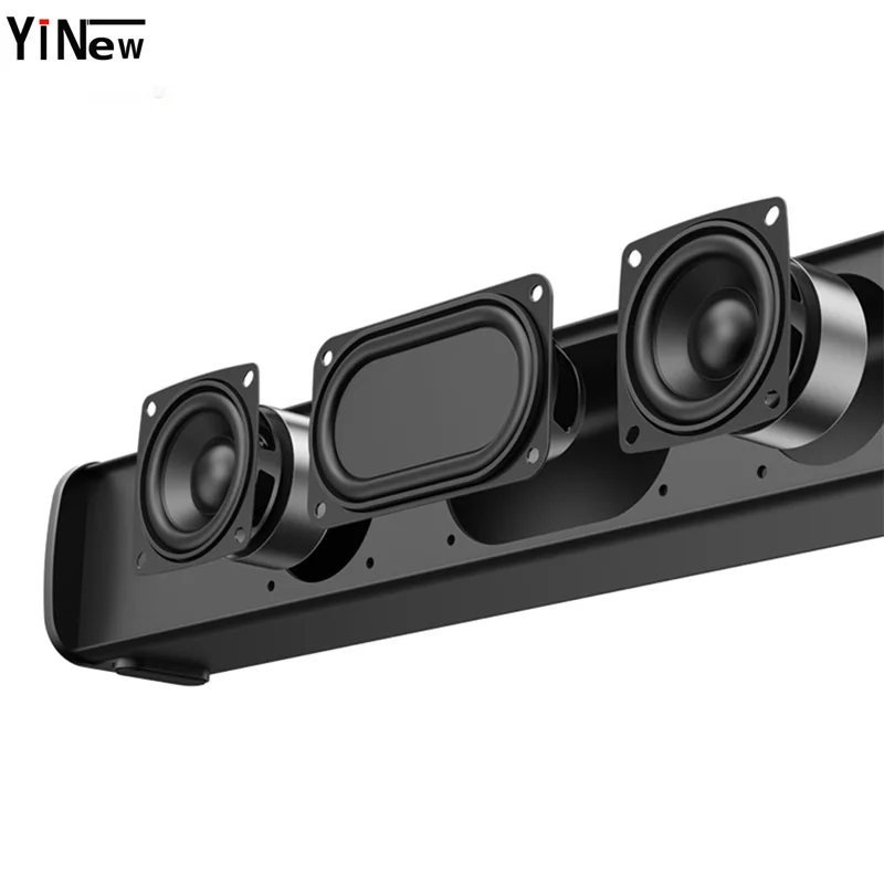 Портативная Bluetooth Hi Fi акустическая система беспроводной Саундбар 10 Вт ПК ТВ