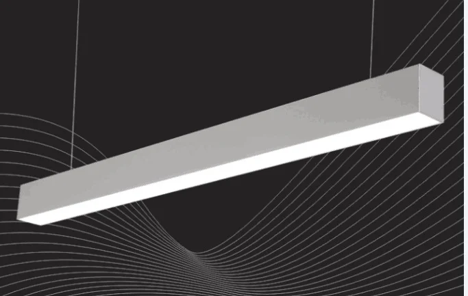 Luminária de Escritório o Envio Gratuito de Luminária de Escritório Ip40 Seamless Acopláveis Lâmpada Linha 30 w Linkable Suspenso Luminária Pendente Levou Luz Linear 6 Luzes LED p bar