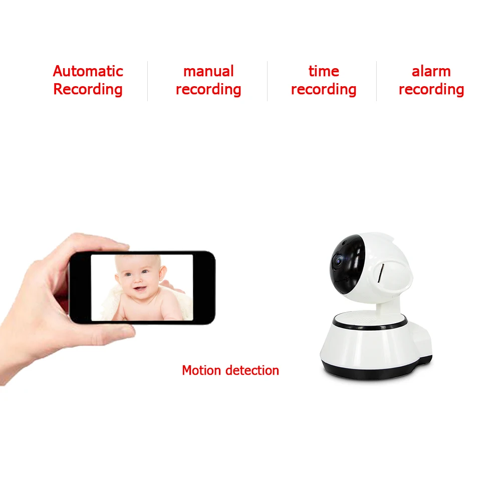 720P HD Wifi мини Ip Беспроводное управление через приложение ИК камера ночного