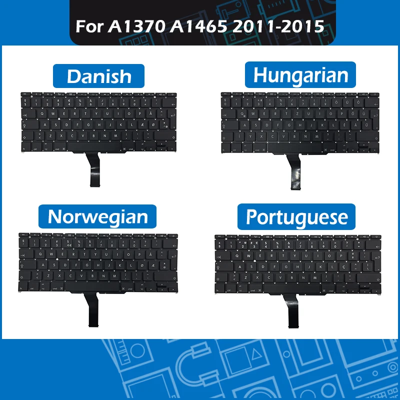 Full New for font b Macbook b font Air 11 A1370 A1465 Replacement keyboard PT Portuguese