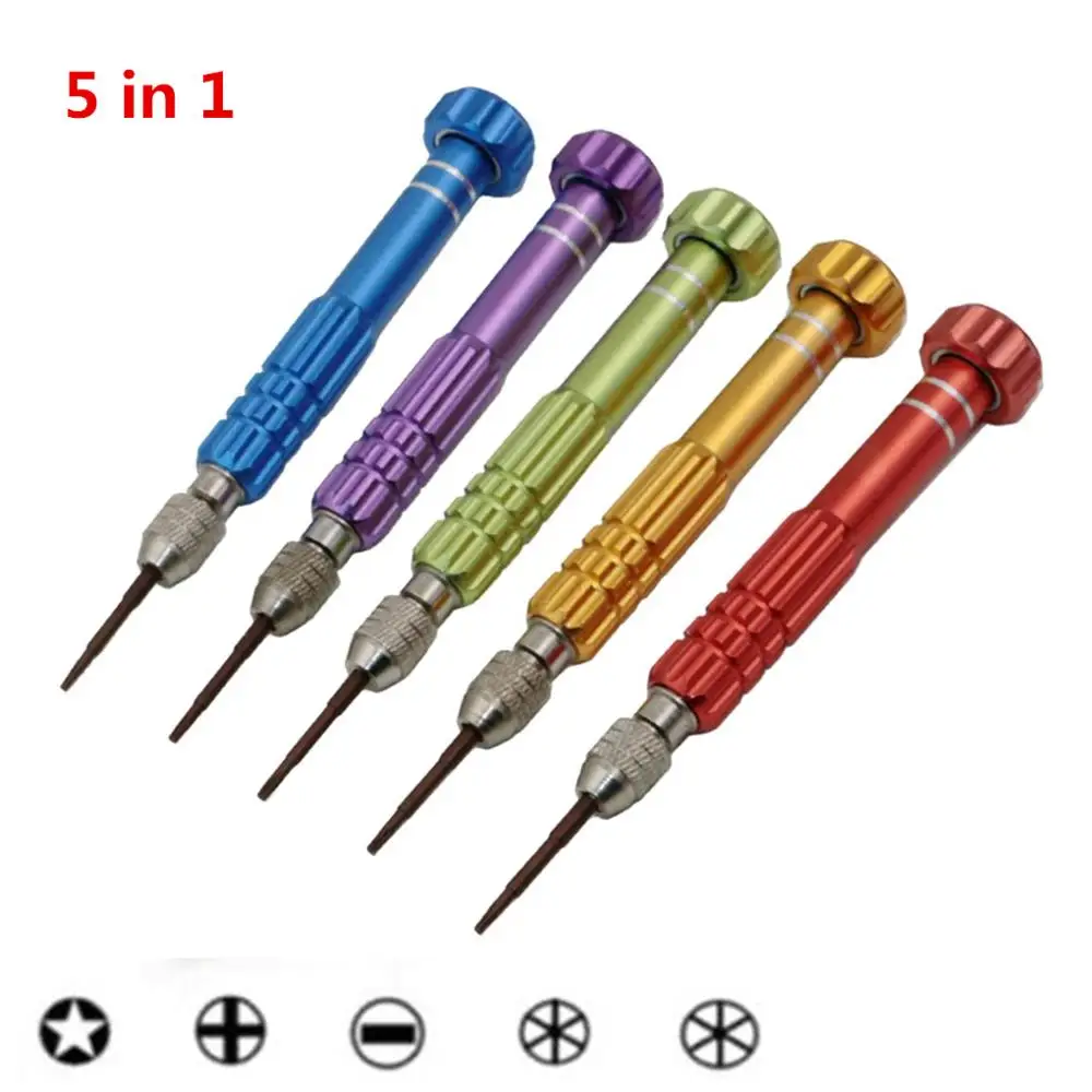 

Multifunction 5 In 1 Mini Precision Pen Screwdriver Set Repair Tools Kit for Cell Phone Hand tool Set