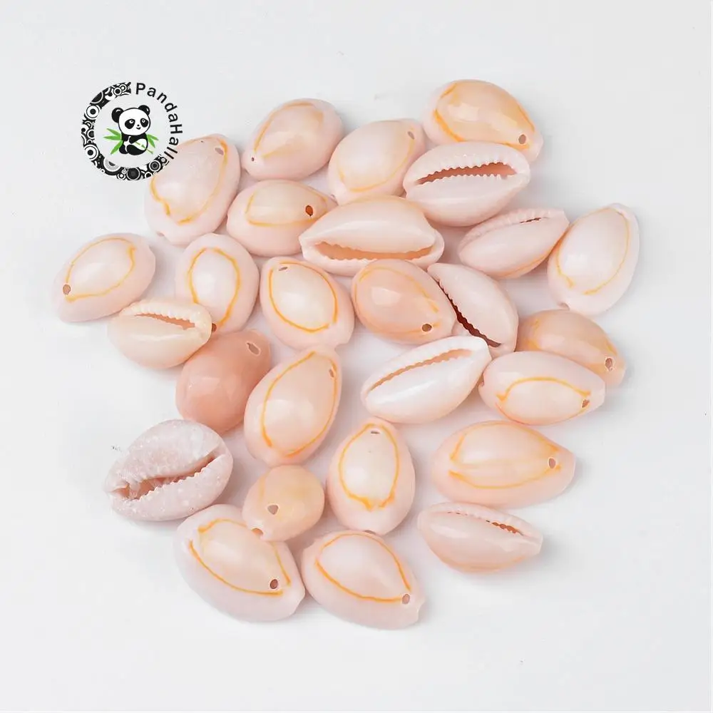 

50pcs Pandahall Natural Shell Beads for Jewelry Making 19x13x11mm Fit Craft DIY Necklaces Bracelet Earrings Accessories Supplies