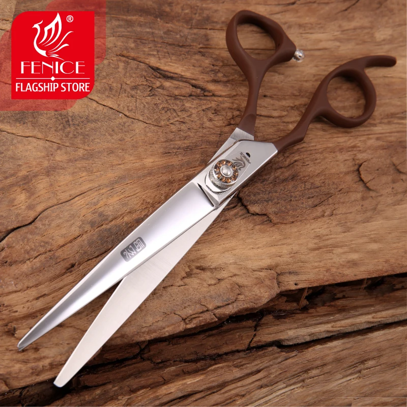 New design left handed 7.0 inch pet grooming scissors set straight thinning curved scissors dog grooming scissors,dog grooming scissors kit