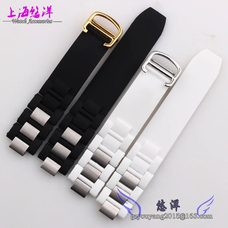 Waterproof silicone rubber strap Male 20 10 mm protruding opening for the 21st century