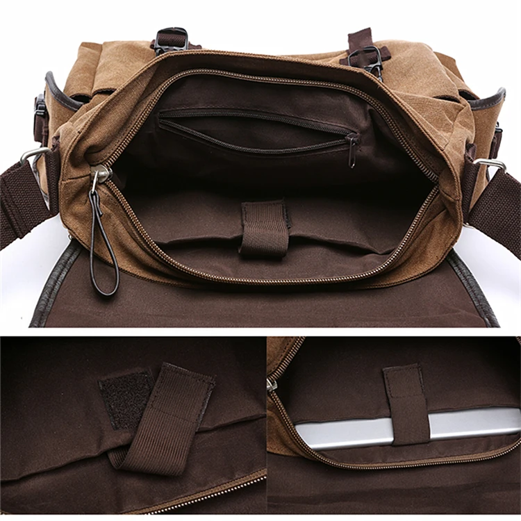 Vintage Canvas Shoulder Bag - Marshall