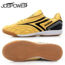 Tiebao Professional Indoor Soccer Shoes IN IC Boys Training Shoes Children Kids Teenagers Football Boots botines