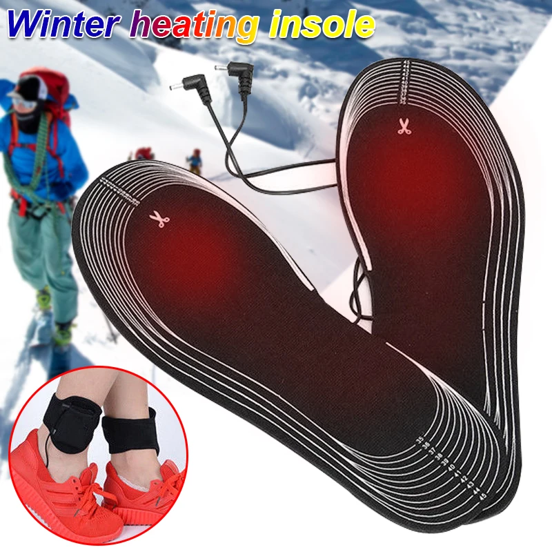 

3*AA battery heating Warmer Insoles Electric Foot Heated Carbon Fiber Sock Skiing Outdoor Sport Winter Clothing Tailored