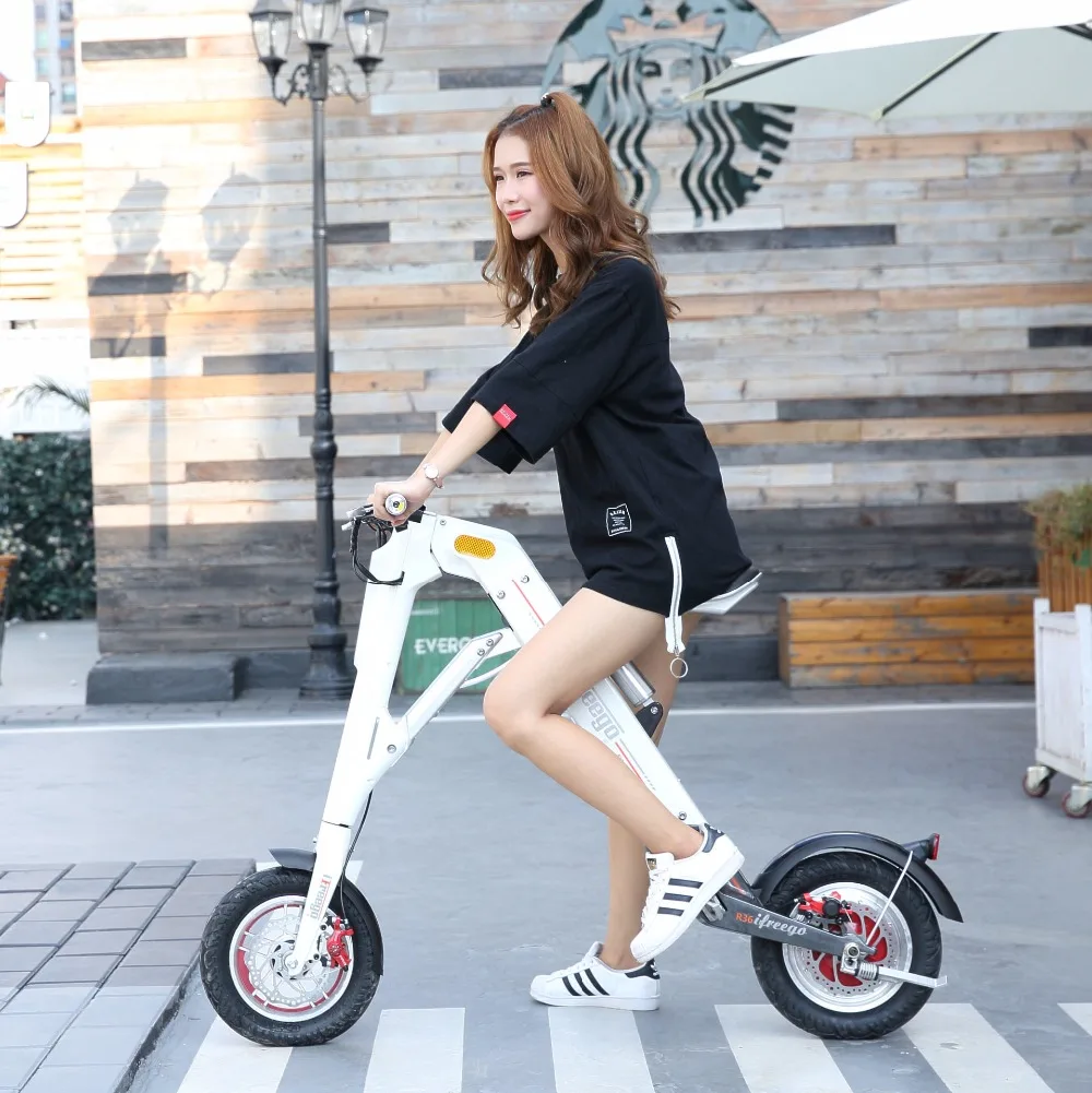 Sale 2018 high end 12inch 2 wheels smart electric scooter foldable battery bike 48v 30km folding motorbike aluminium girls bicycle 0 Sale 2018 high end 12inch 2 wheels smart electric scooter foldable battery bike 48v 30km folding motorbike aluminium girls bicycle 0