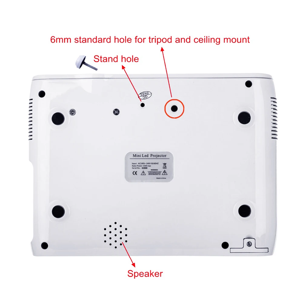 Дропшиппинг Everycom X7 плюс мини проектор ТВ Miracast Airplay Wi Fi дополнительно 1800 люмен
