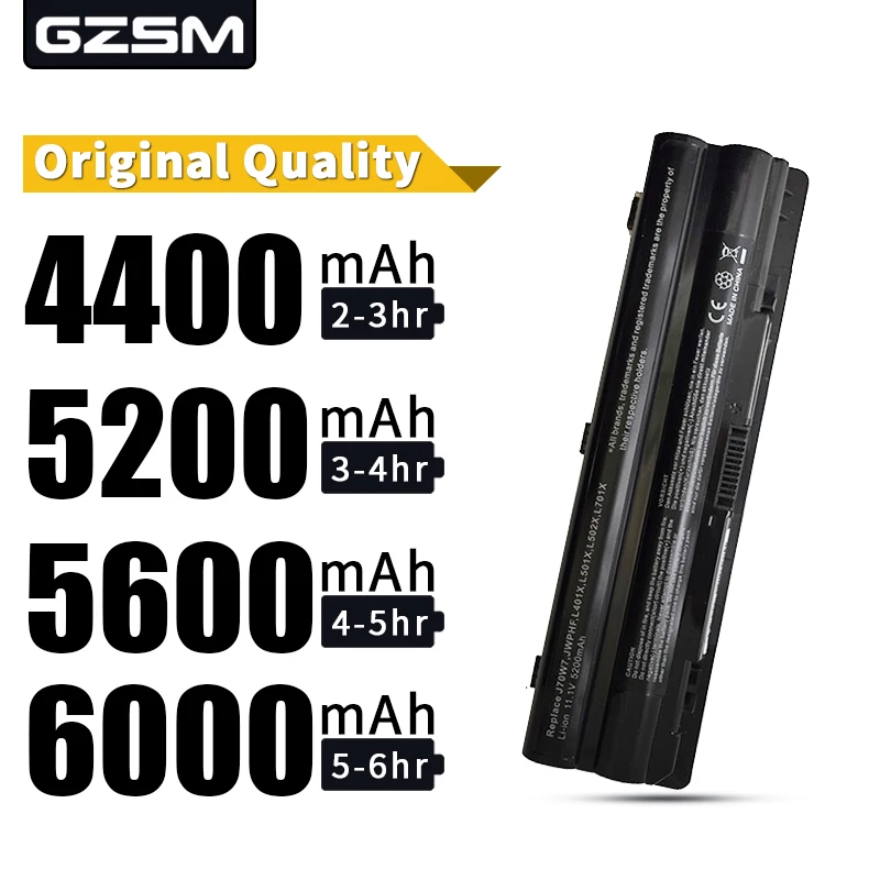 HSW Аккумулятор для ноутбука dell XPS 14 15 17/17 3D 14D 15D L702x 312-112 3312-1127 J70W7 JWPHF R795X WHXY3 bateria akku |