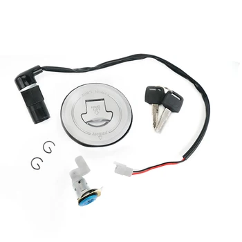 

NICECNC Ignition Barrel Kit with Seat Lock Petrol Cap Replacement Lock Set CBR 35100-KPP-861 for Honda CBR125