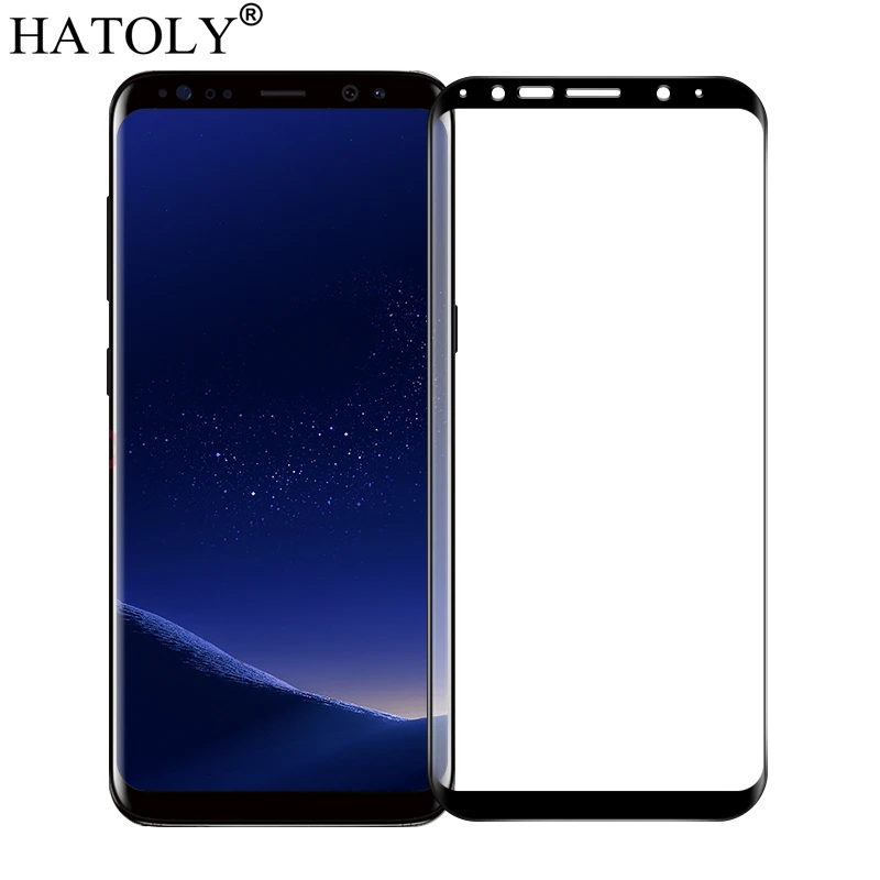 1 шт. 3D закаленное стекло с закругленными краями для samsung Galaxy S9 защита экрана