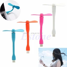 NEW Usb Gadget Portable Flexible USB Mini Cooling Fan For Xiaomi Laptop Notebook Desktop Computer Summer Gadget D14