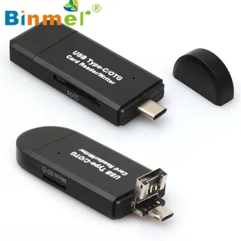 

2017 USB-C Type C/USB 2.0/Micro USB/OTG TF SD MMC Card Reader for Phone Macbook Free shiping Sep 7