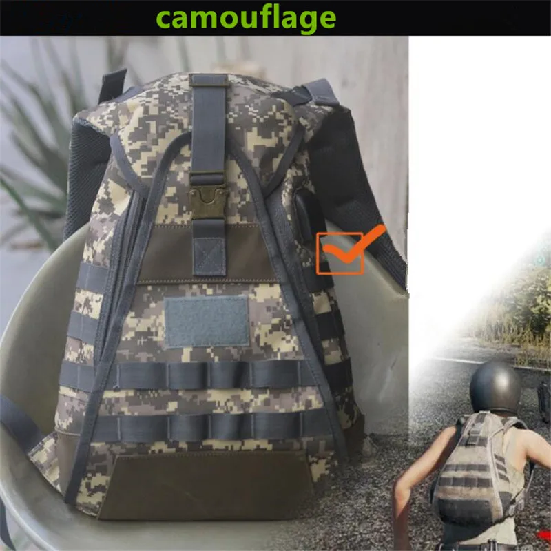  Game PUBG Perfect Reduction Level 1 PUBG Backpack Cosplay Costumes Props 1:1 Chicken Dinner Sand Ca