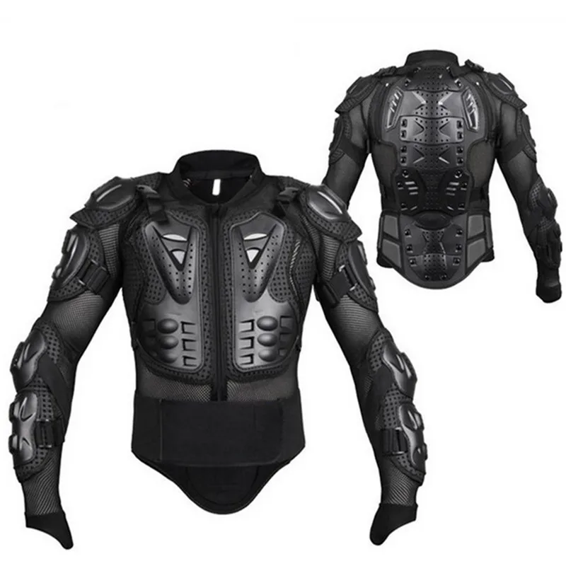 Мотоциклетная Броня куртка мотоцикл всего тела футболка Armor куртка Защита спины плечо снаряжение S-XXXL Черный дропшиппинг