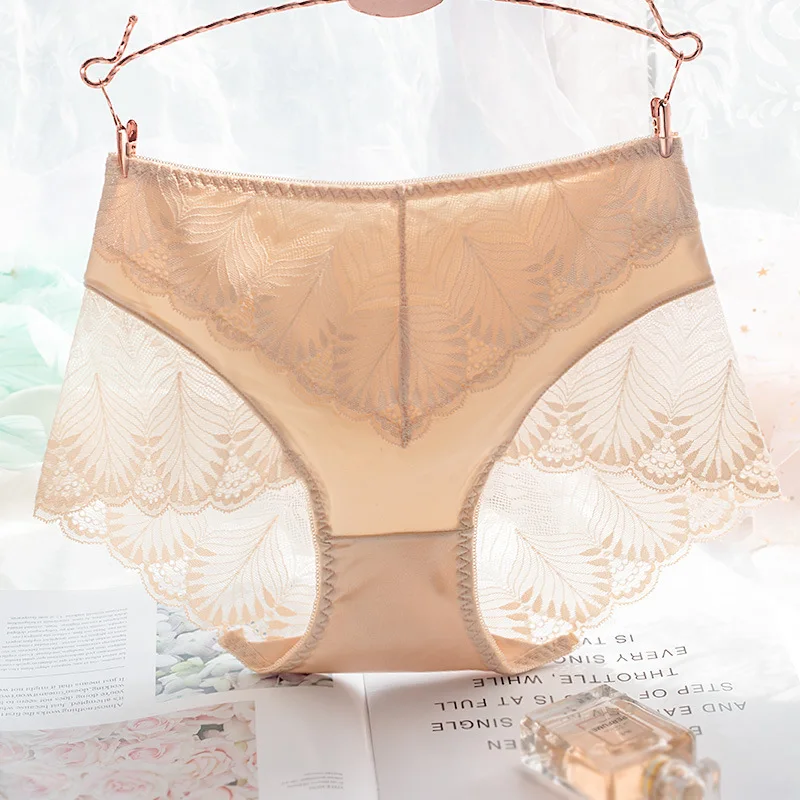 Women's Briefs Breathable Transparent Lingerie Panties Sexy Lace Female Mid-Rise Underwear Women Cotton crotchless Intimates Women's Briefs Breathable Transparent Lingerie Panties Sexy Lace Female Mid-Rise Underwear Women Cotton crotchless Intimates