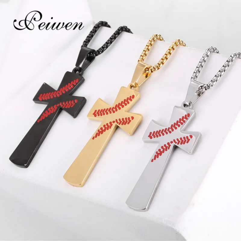 Fashion baseball cross necklace with custom| Alibaba.com