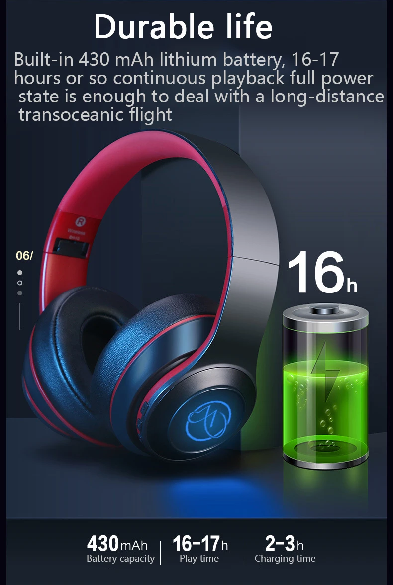 BH10 Wireless Bluetooth Headset sports 