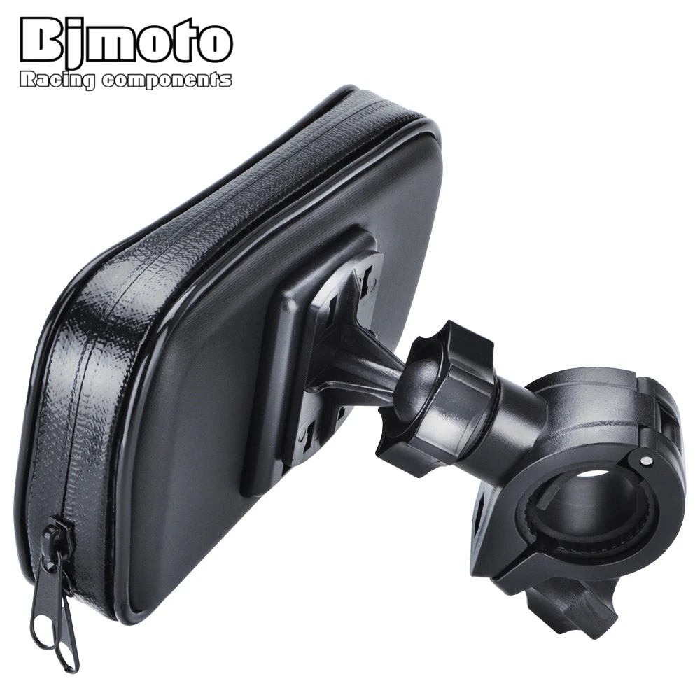  BJMOTO Für 35-39 zoll Bildschirm Motorrad Einstellbare Spiegel Montage Telefon Halter Ladegerät für