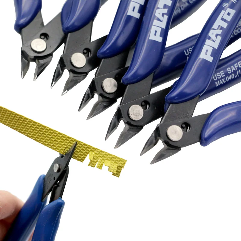 

Hot DIY Electronic Diagonal Pliers Side Cutting Nippers Wire Cutter Tool Pliers Scissors Hand Tool Scissors Pliers New Stripper