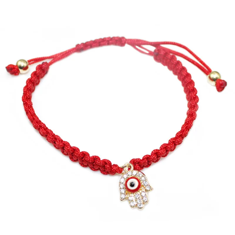 Handmade Lucky Red String Braided Rope Bracelets Red Thread Turkish