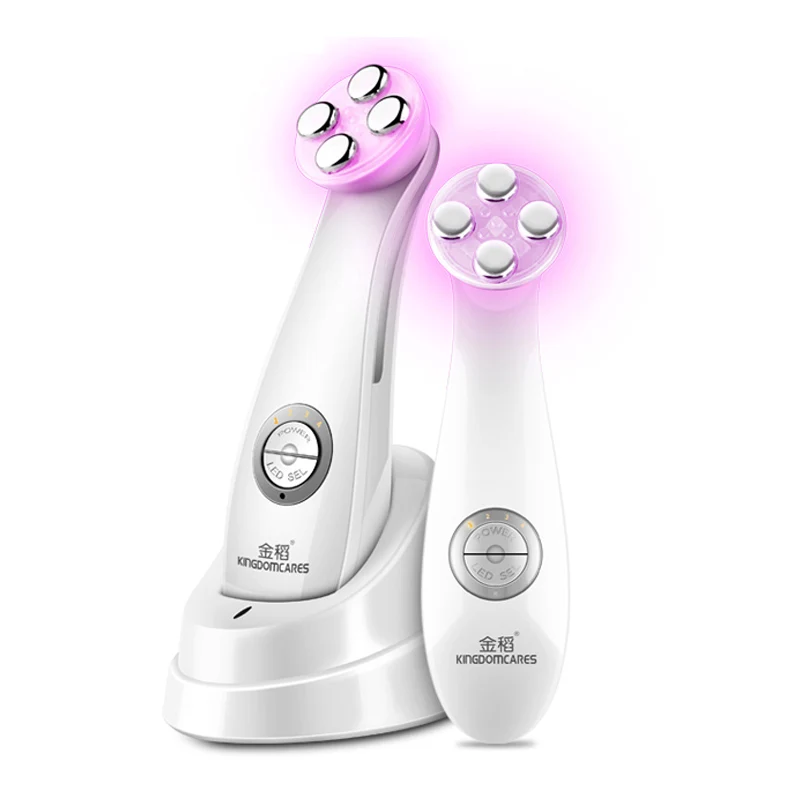 5 IN 1 RF Radio Frequency Face Tightening Machine LED Colorful Light Skin Care Beauty Device Face Lifting Tighten Anti Wrinkle