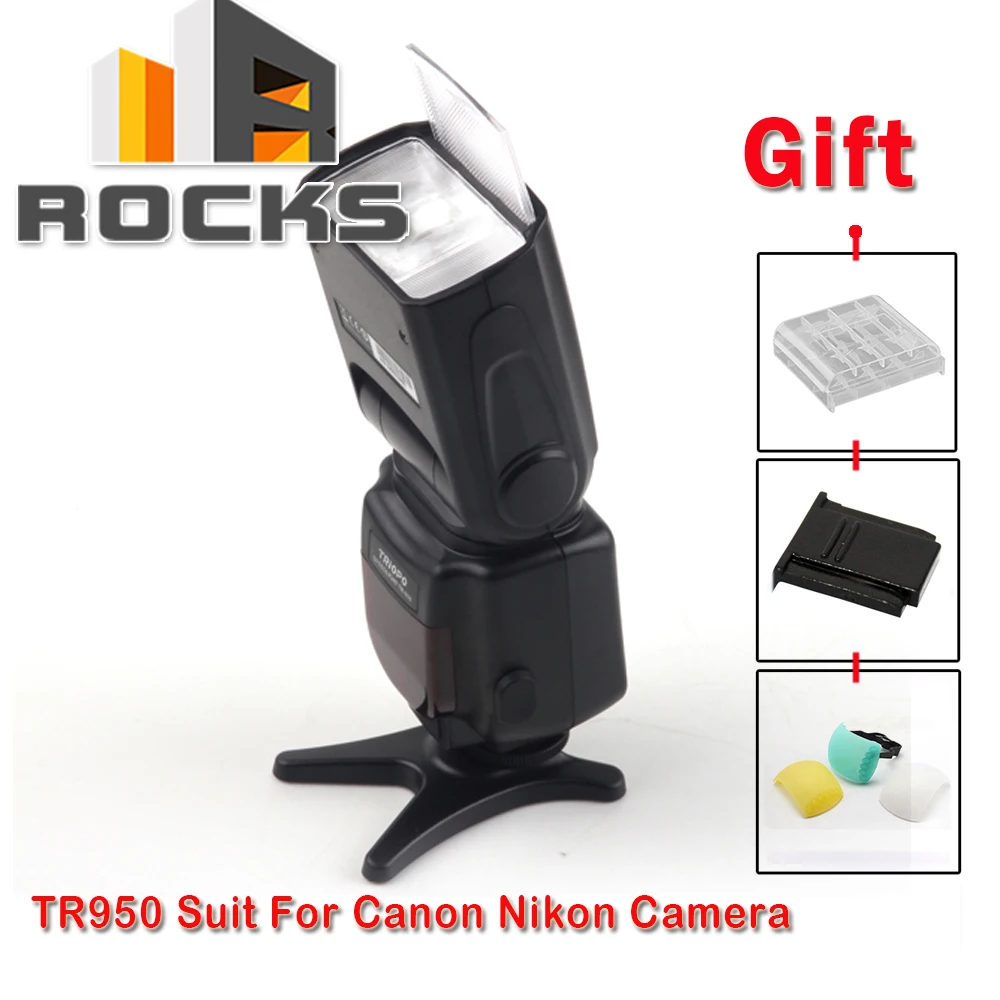 

For Triopo TR-950 Speedlite Universal Mount as For YN560 Slave Flash suit for nikon D5000 D5200 D3000 D700 /for canon 60D 70D
