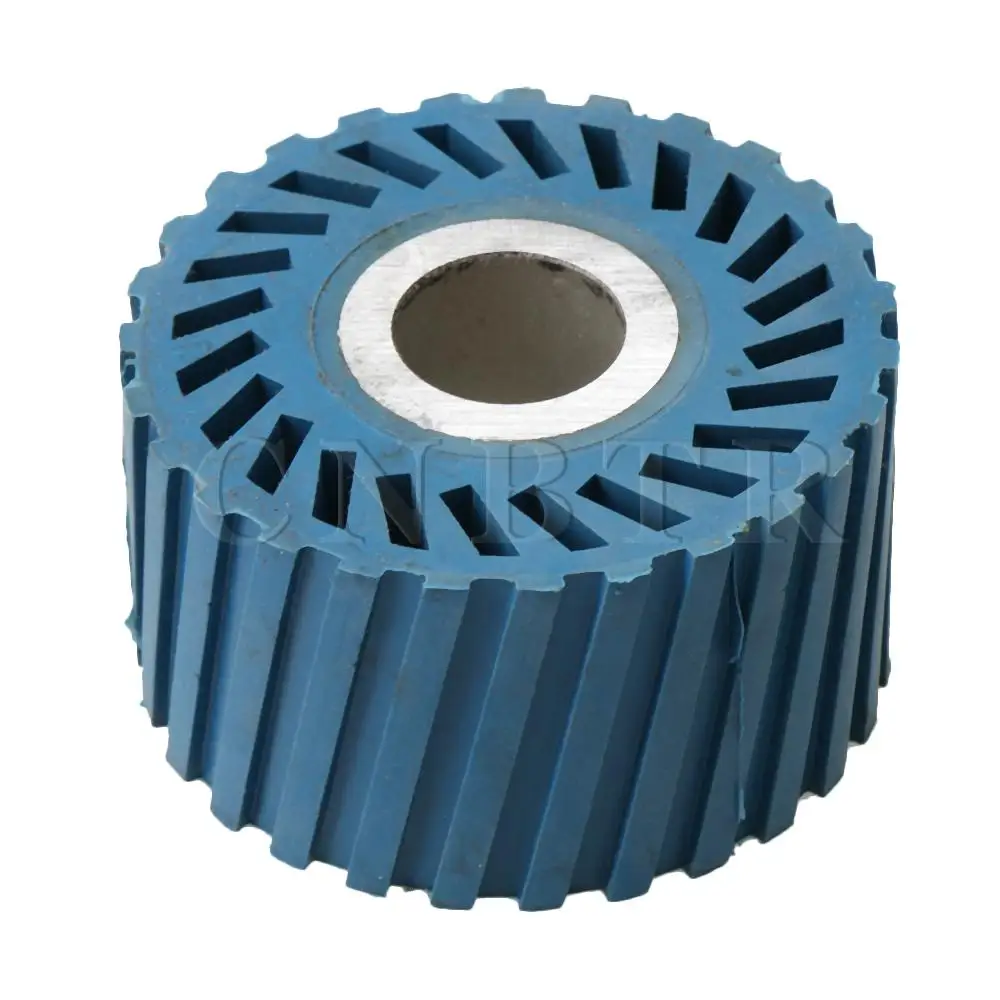 

CNBTR 85x25x48mm Tooth Surface Sanding Belt Rubber Polishing Wheel with Aluminium Core for Sander Polisher
