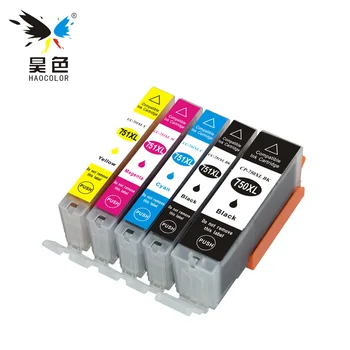 

5PCS Compatible full ink cartridge PGI-750XLBK PGI750 CLI-751XL for Canon PIXMA MG5470 MG5670 MG6470 MG6670 MX727 MX927 Ip7270