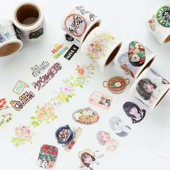 

1 Rolls/set Watercolor Masking Tape 40mmx7m Japanese Washi Tape for Decoration DIY Planner Album Diary Stickers Tapes