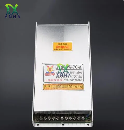 

Power Supply 800W 70V 12A driver switch cnc router parts Factory Supplier Switching