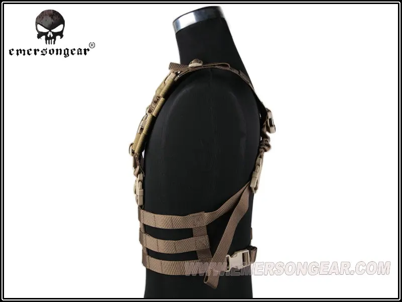 EMERSONgear MOLLE система низкопрофильный Грудь Rig Мультикам EM7452|airsoft chest|multicam chest rigmulticam