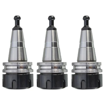 

3PCS Balance Collet Chuck metal ISO30 ER32 50 G2.5 24000rpm CNC Toolholder
