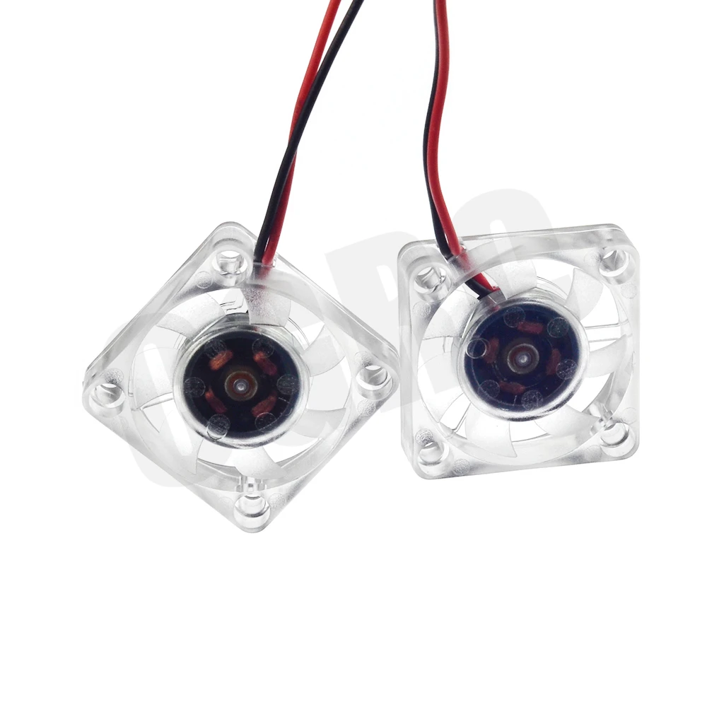 

30mm*30mm Transparent Cooling Fan For 1/10 RC Crawler Car TRX4 Defender Bronco RC4WD D90 D110 Axial Scx10 90046