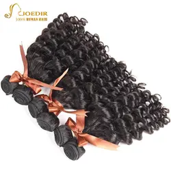 Joedir не Реми натуральные волосы пучки индийский Фунми вьющиеся волосы Weave 3 Связки сделки натуральный волос синтетические волосы бесплатная