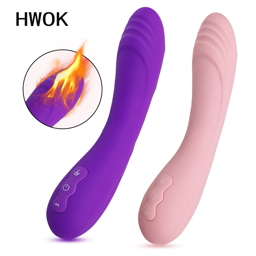 Вибратор фаллоимитатор HWOK силиконовые секс игрушки для женщин взрослых